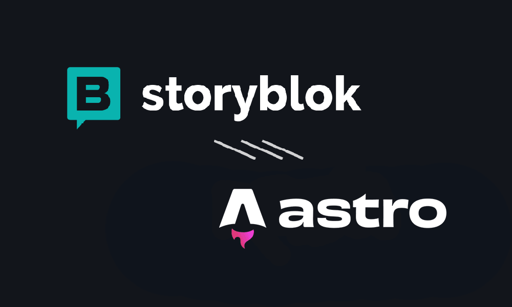 Illustration of Storyblok being connected to Astro