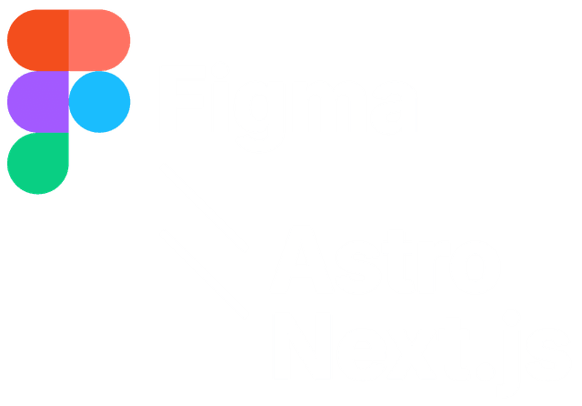 Illustration of Figma designs being turned into an Astro or Next.js website