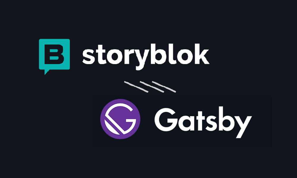 Illustration of Storyblok being connected to Gatsby